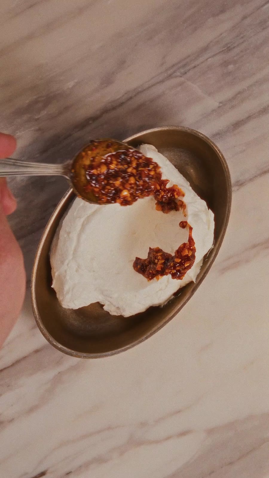 Labneh and chilli